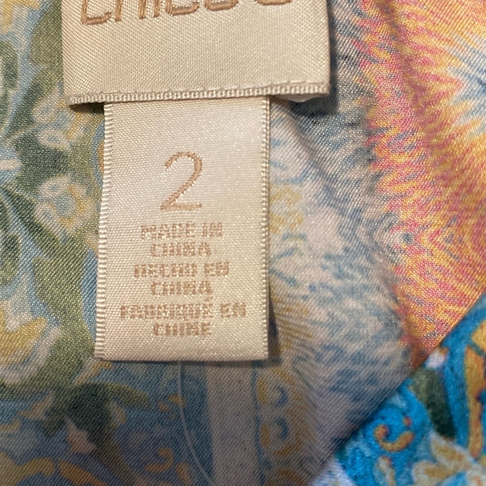 Chico's Multicolor Patchwork Blouse - image 2